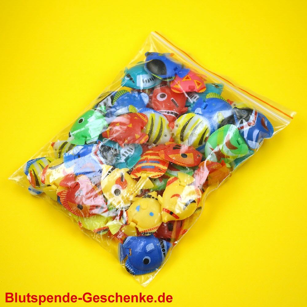 Blutspendegeschenk schwimmender Minifisch
