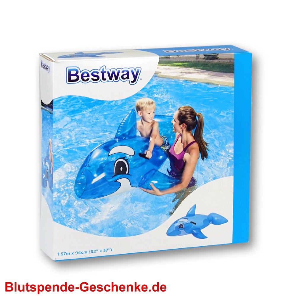 Blutspendegeschenk Schwimmtier Mini-Wal