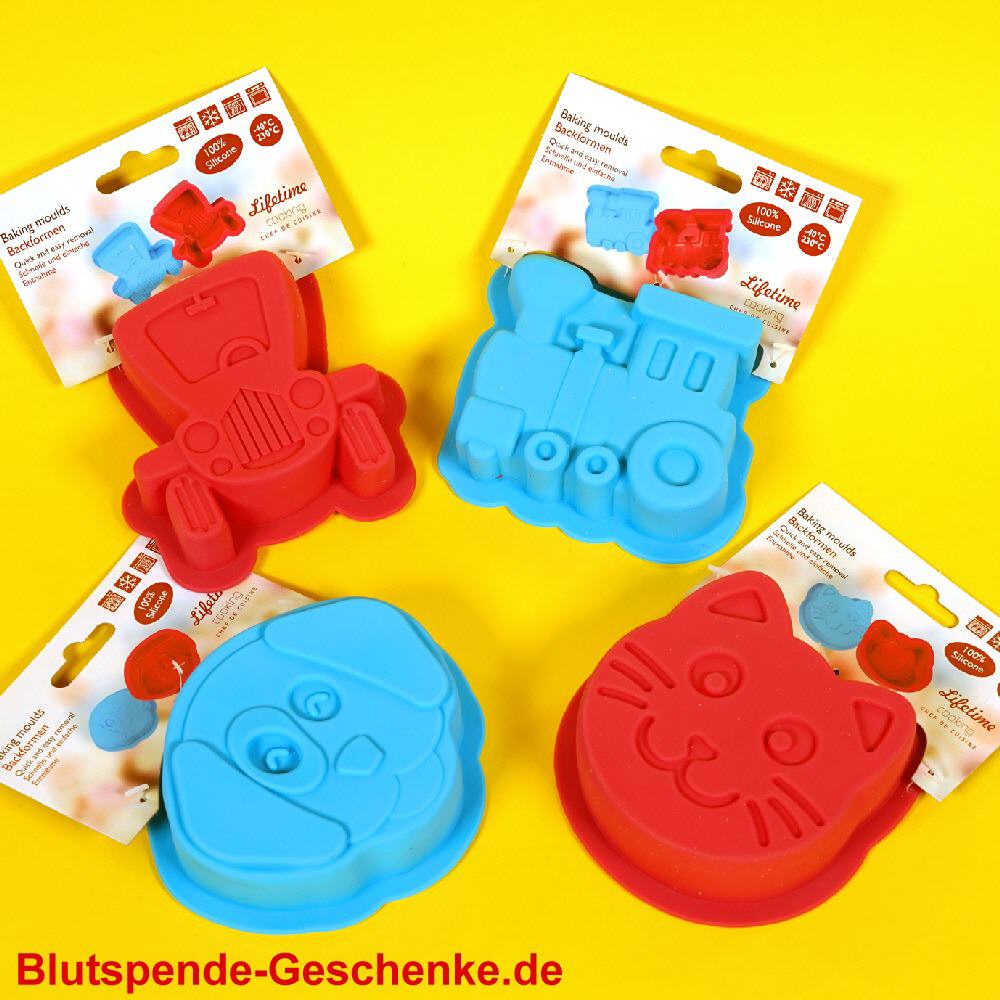 Blutspendegeschenk Silikon-Backf&ouml;rmchen