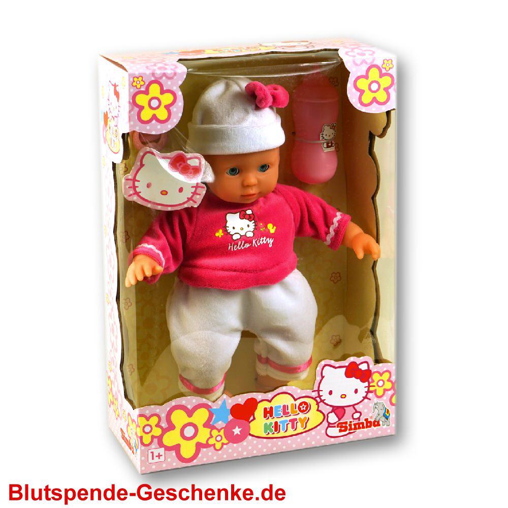 Blutspendegeschenk Babypuppe Hello Kitty