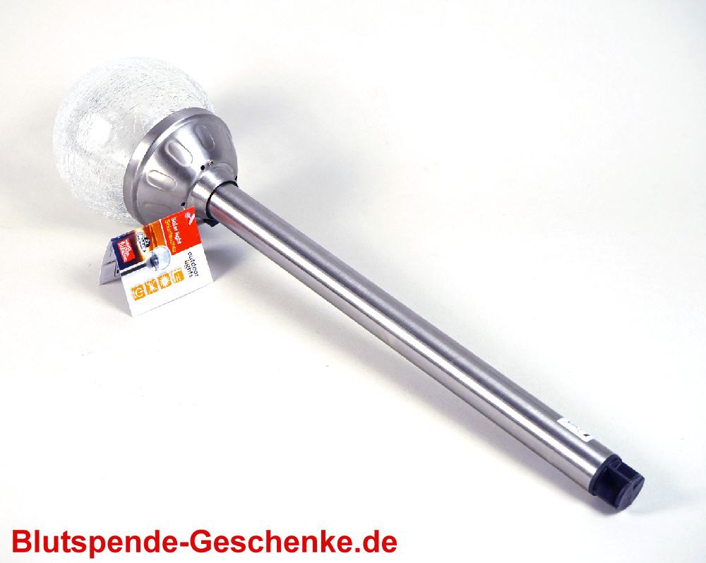 Blutspendegeschenk Solar-Gartenlicht