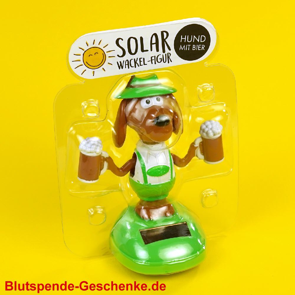Blutspendegeschenk Wackelfigur Solar