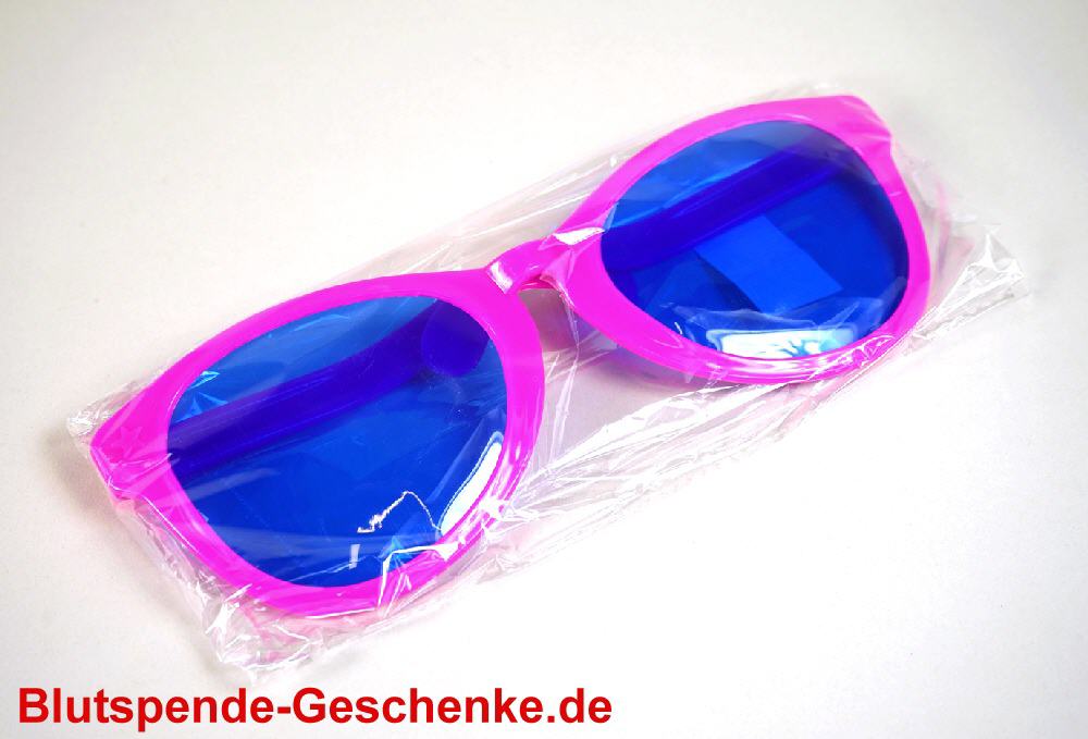 Blutspendegeschenk Spass-Brille