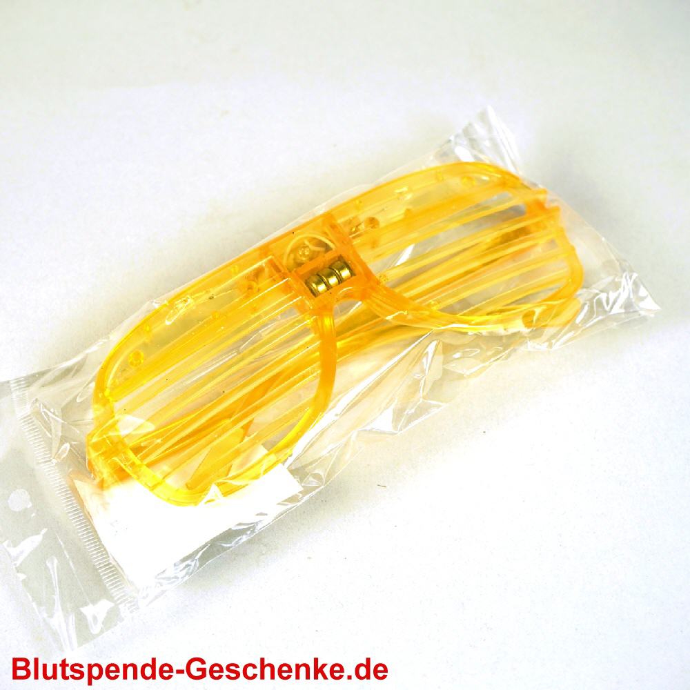 Blutspendegeschenk Gitter-Spassbrille