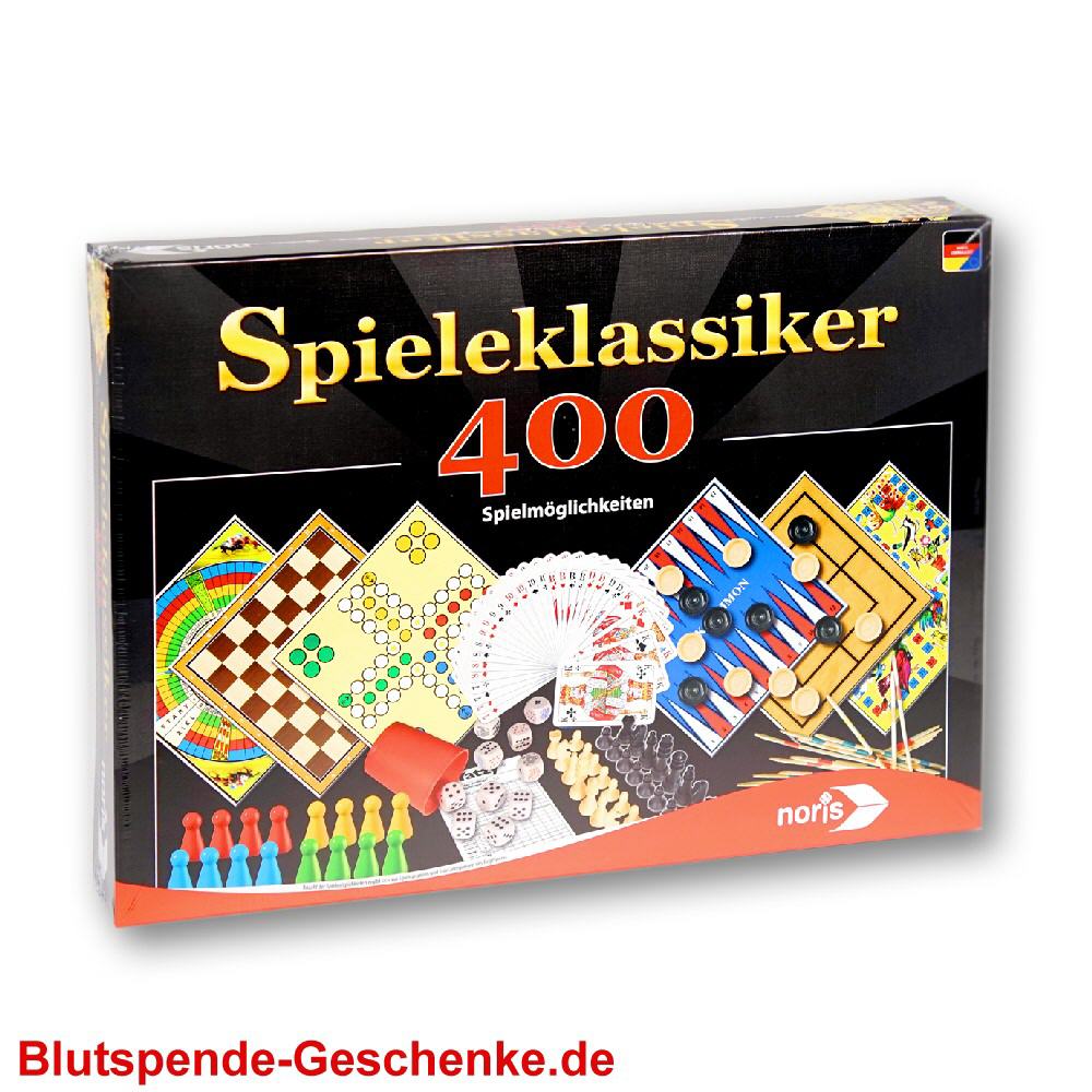 Blutspendegeschenk Spielesammlung 400 Klassiker
