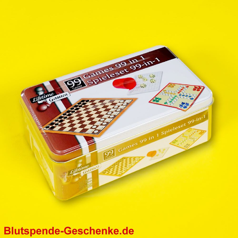 Blutspendegeschenk Spielesammlung 99er