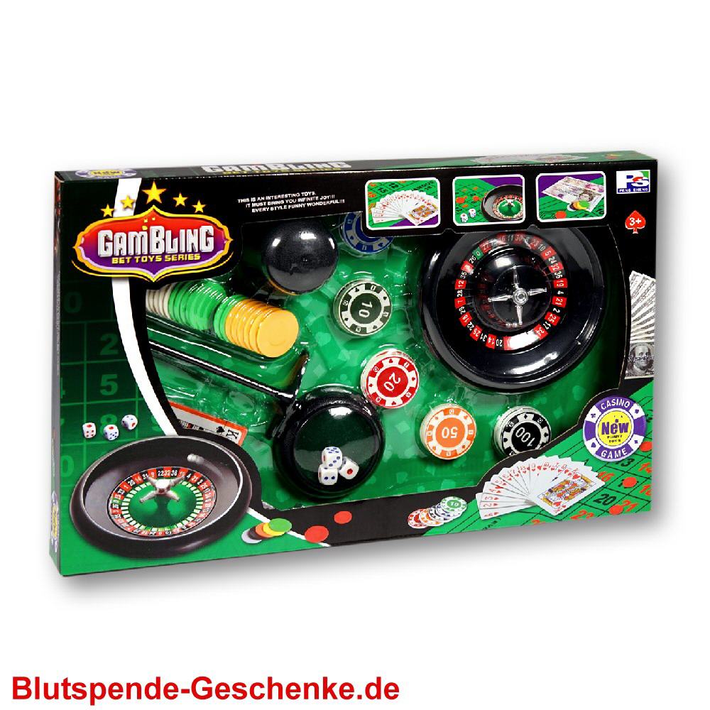 Blutspendegeschenk Roulette-Spielesammlung