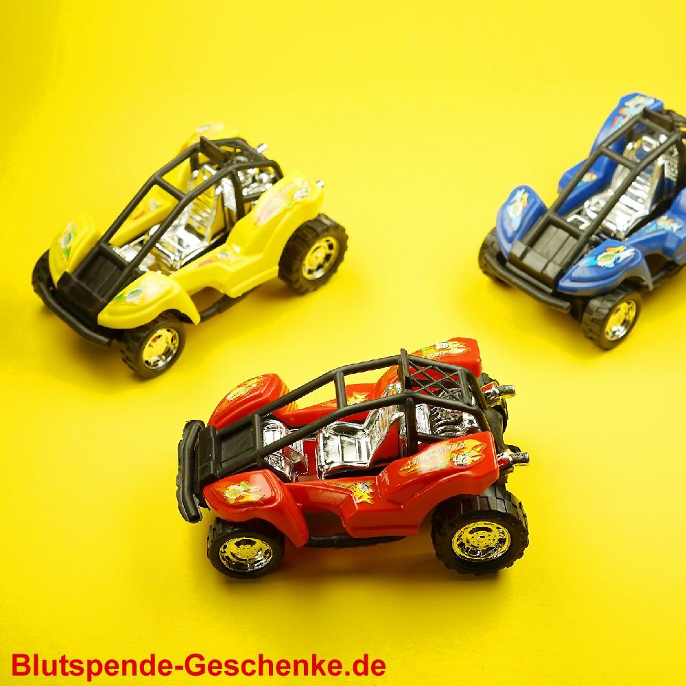 Blutspendegeschenk Spielzeug-Buggy