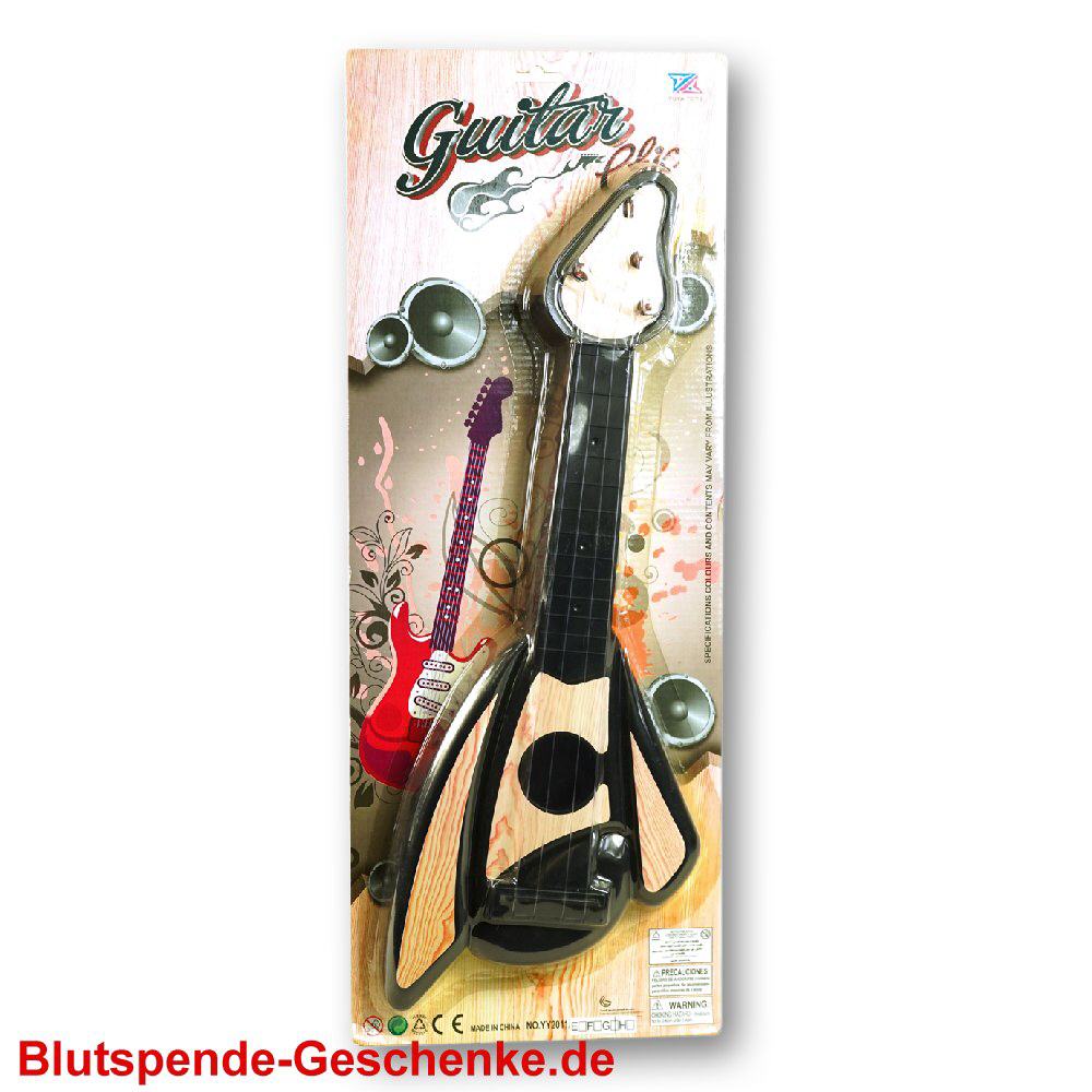 Blutspendegeschenk E-Gitarre Spielzeug