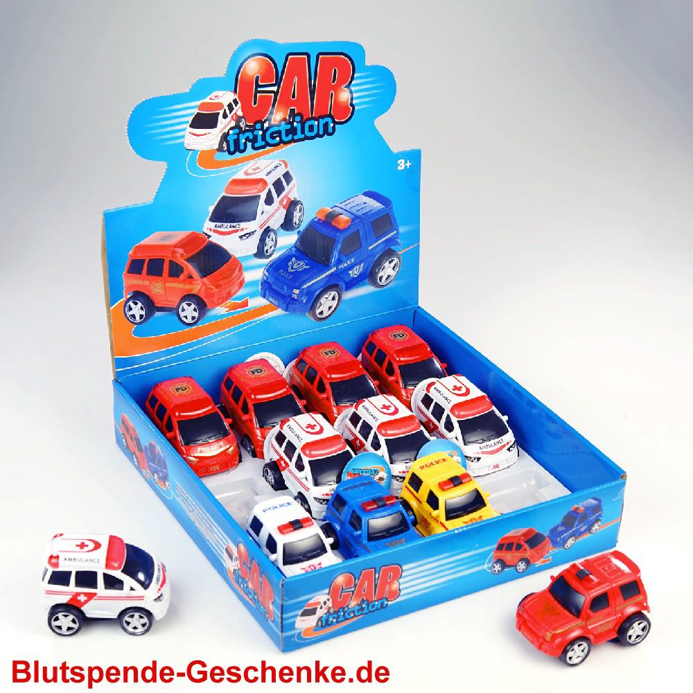 Blutspendegeschenk Einsatzfahrzeug