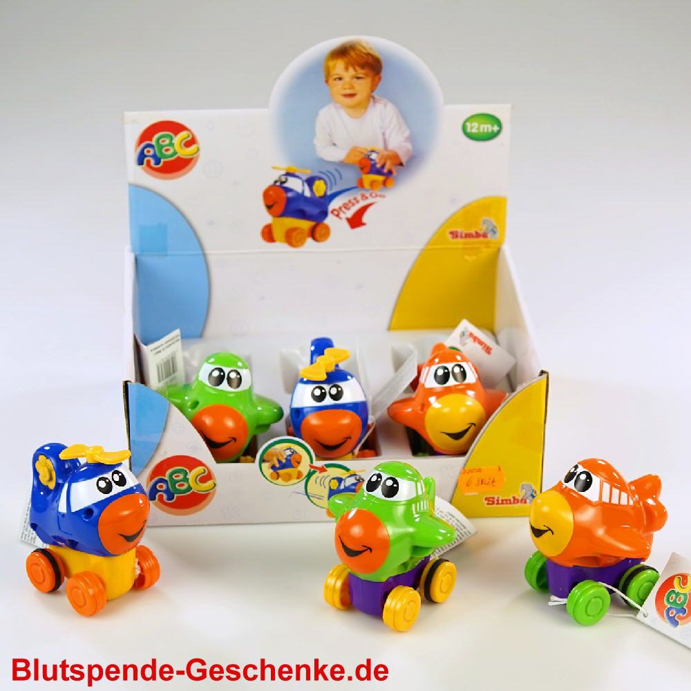 Blutspendegeschenk Spielzeug-Flugzeug
