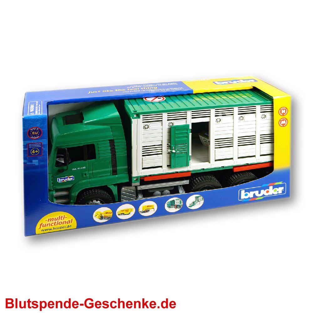 Blutspendegeschenk Viehtransporter