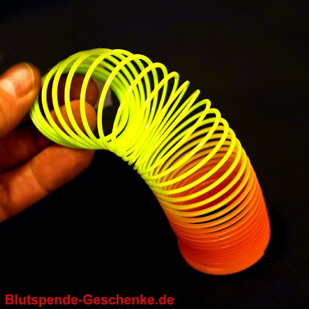 Blutspendegeschenk Spiralfeder-Treppenl&auml;ufer