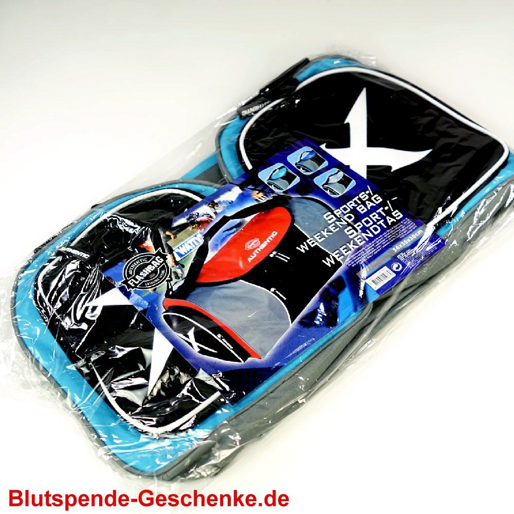 Blutspendegeschenk Sporttasche