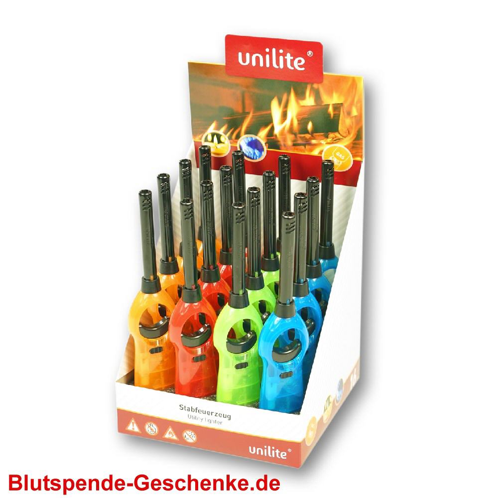 Blutspendegeschenk Transparente Stabfeuerzeuge