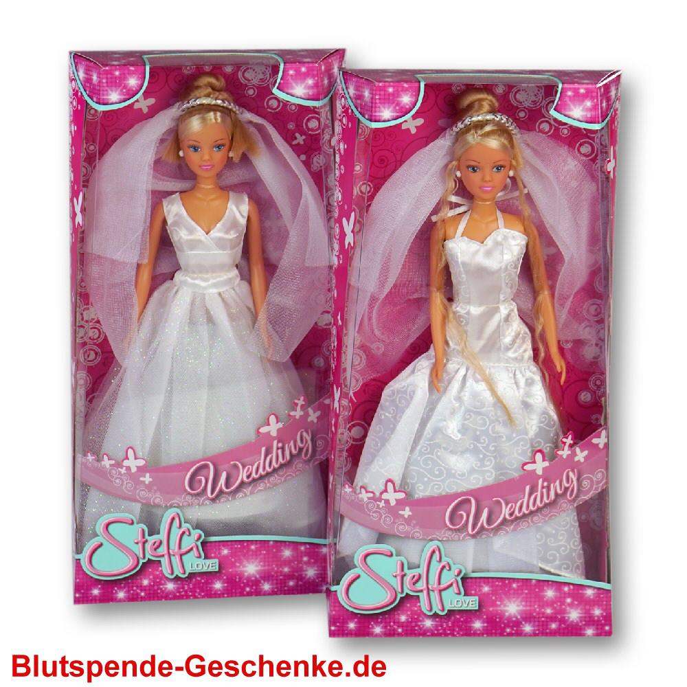Blutspendegeschenk Hochzeits-Puppe