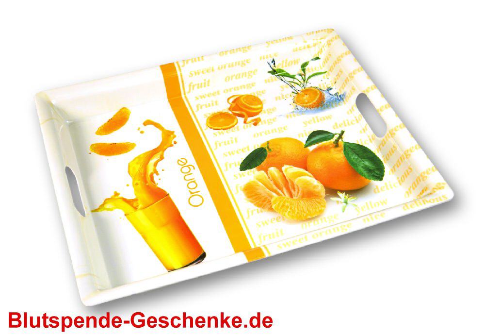 Blutspendegeschenk Serviertablett