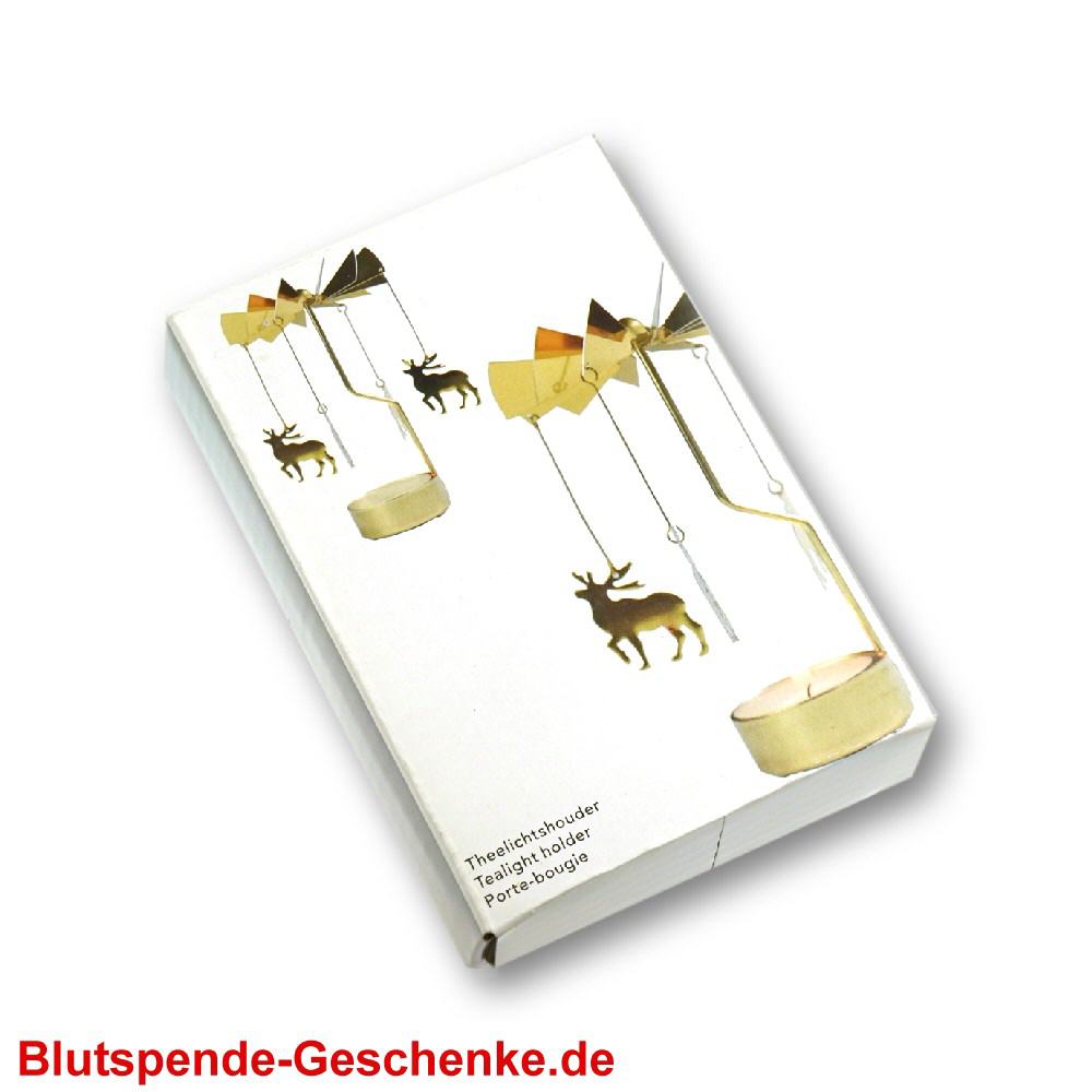 Blutspendegeschenk Karussell f&uuml;r Teelicht
