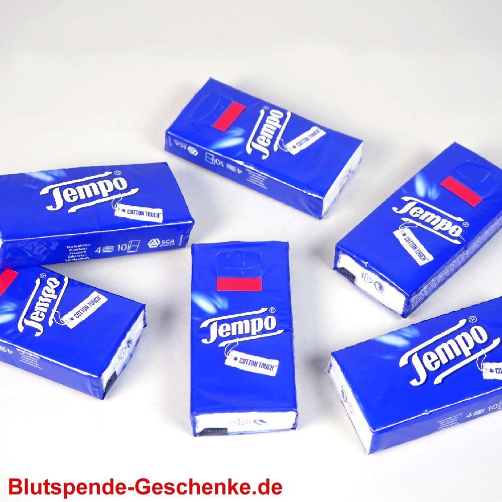 Blutspendegeschenk Taschent&uuml;cher