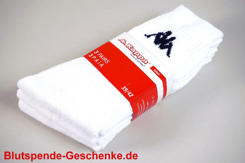 Blutspendegeschenk Tennissocken