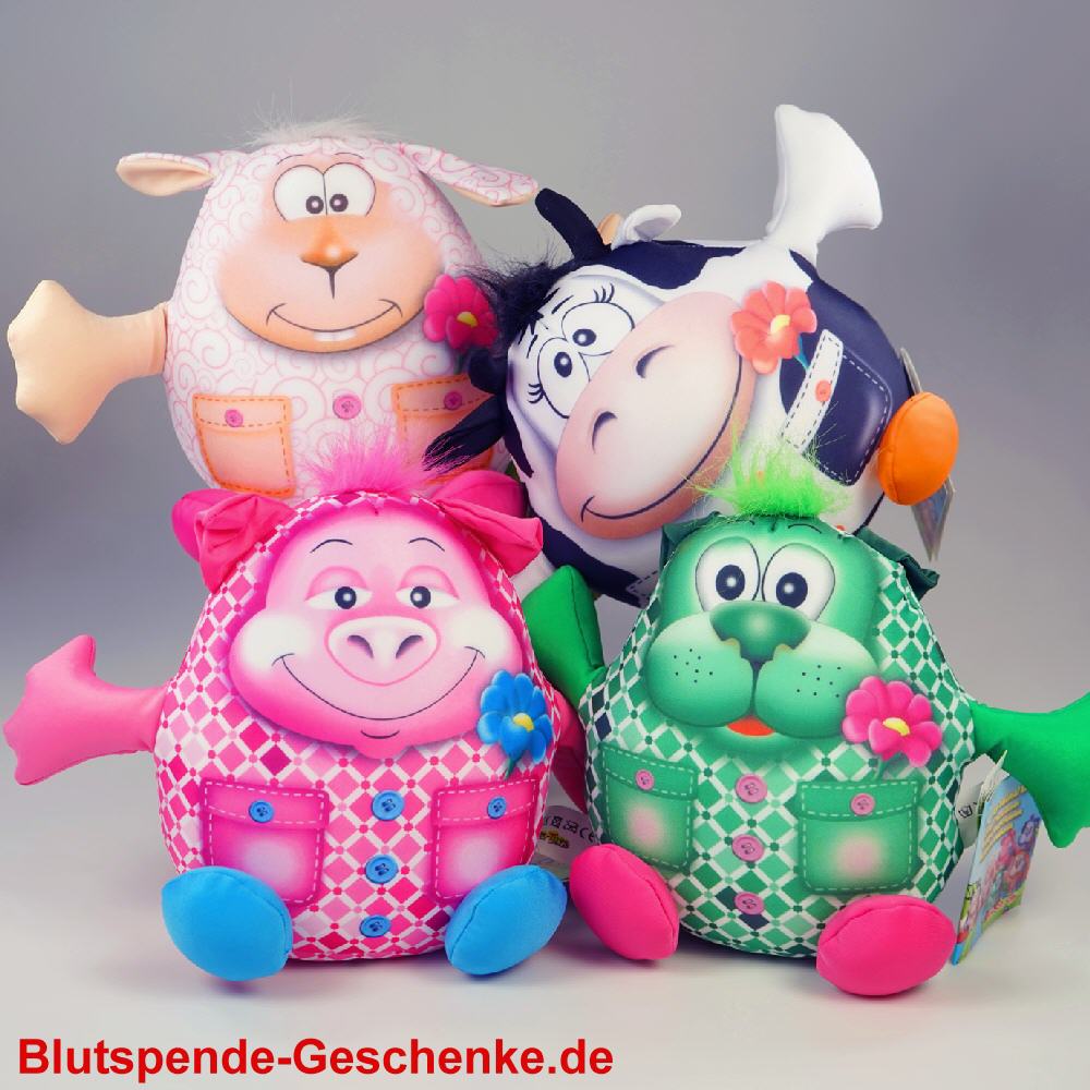 Blutspendegeschenk Knuddel-Tiere