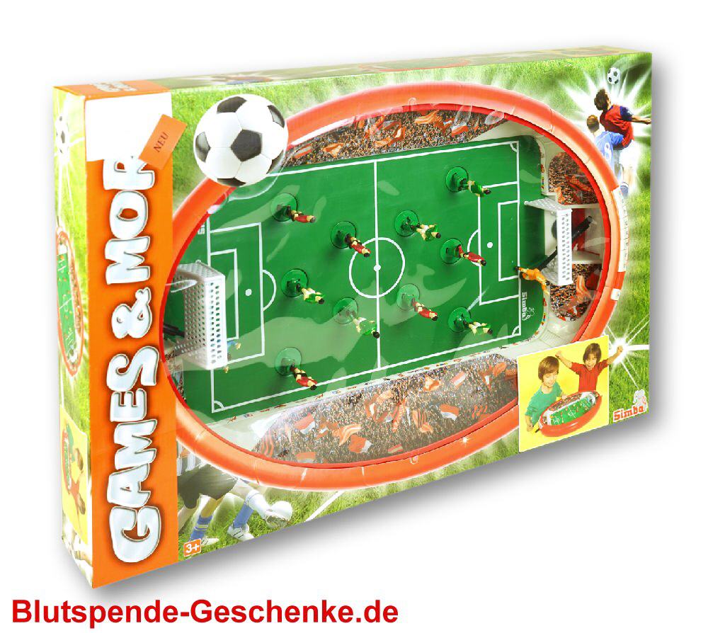 Blutspendegeschenk Tischfussball-Arena
