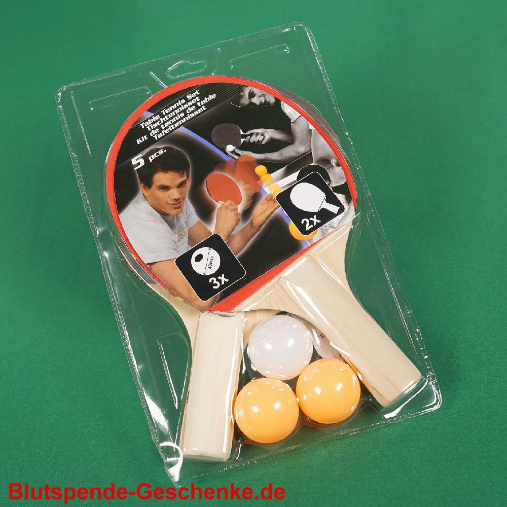 Blutspendegeschenk Tischtennis-Set