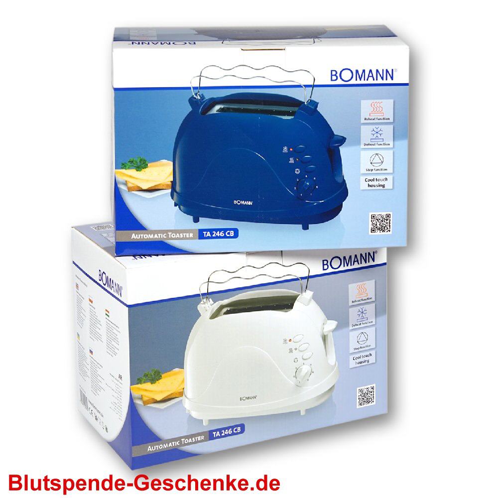 Blutspendegeschenk Toaster