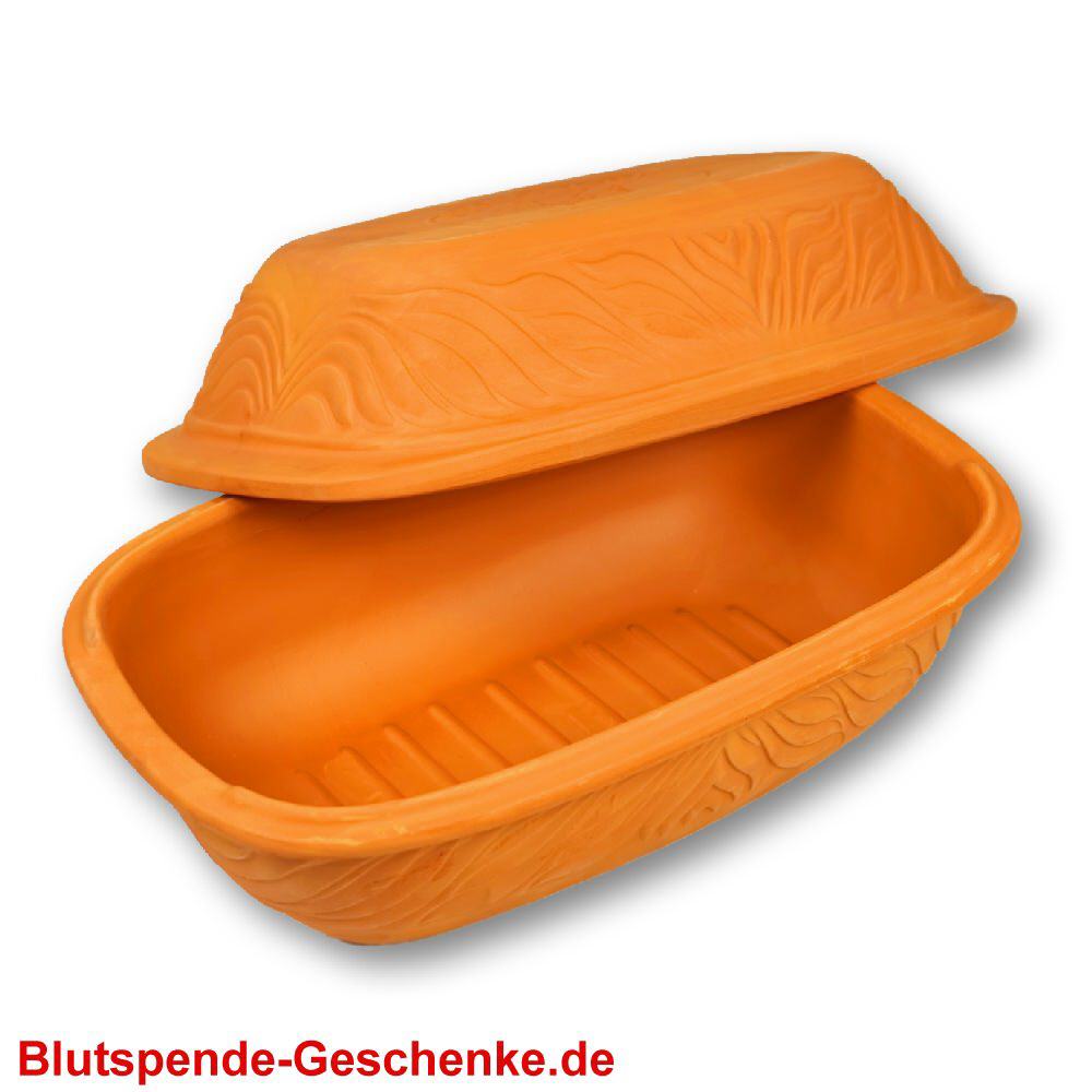 Blutspendegeschenk Tonkeramik-Topf 2 Liter