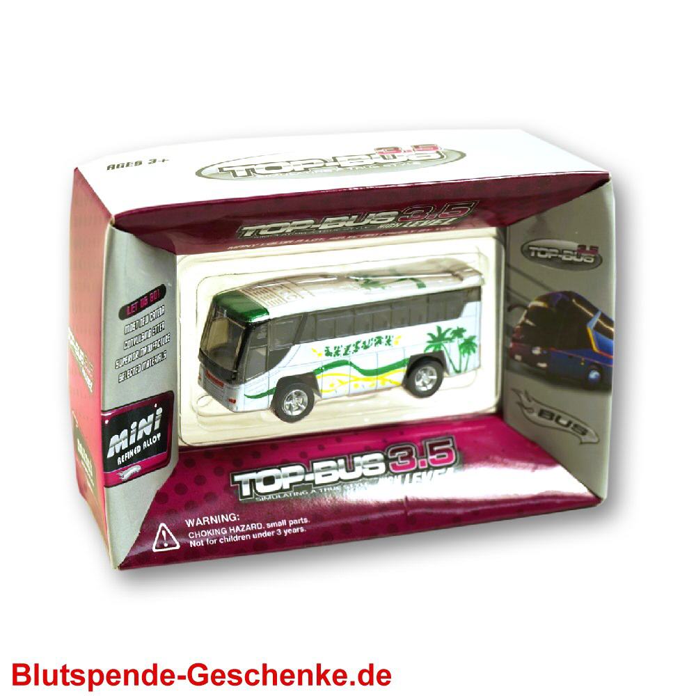 Blutspendegeschenk Modell-Bus