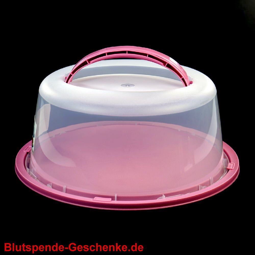 Blutspendegeschenk Aufbewahrungsbox f&uuml;r Torten