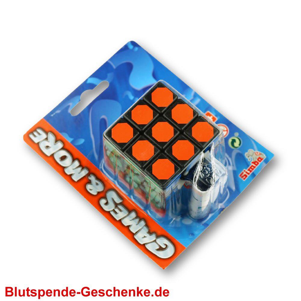 Blutspendegeschenk Trick-W&uuml;rfel