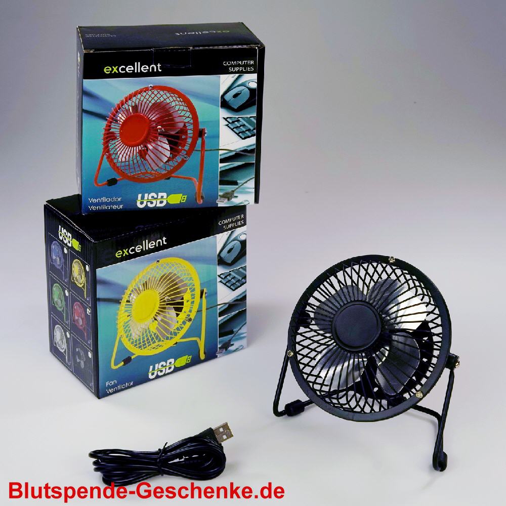 Blutspendegeschenk Tischventilator