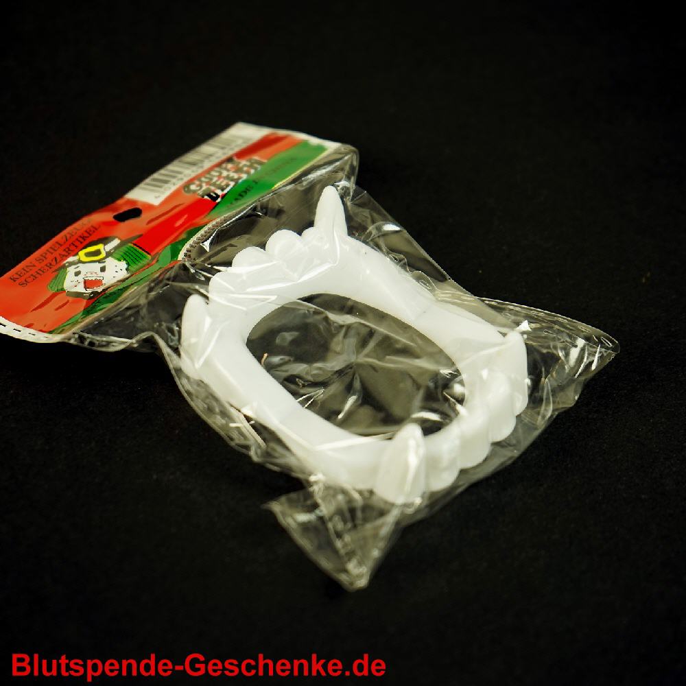Blutspendegeschenk Vampirz&auml;hne
