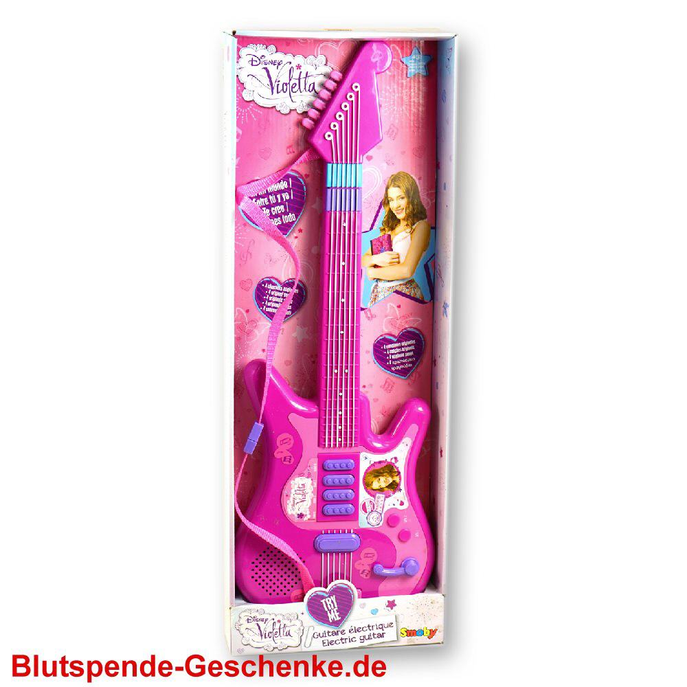 Blutspendegeschenk Spielzeug-E-Gitarre
