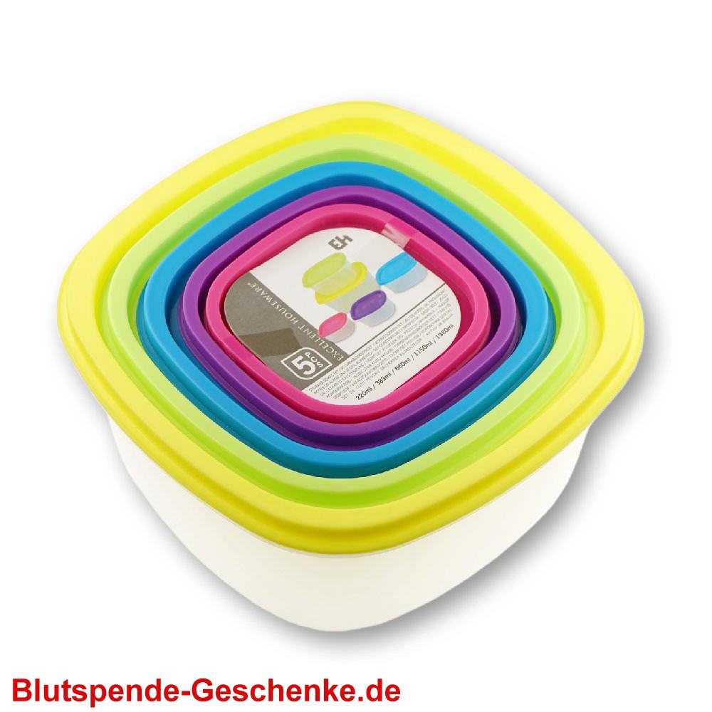 Blutspendegeschenk Vorratsboxen