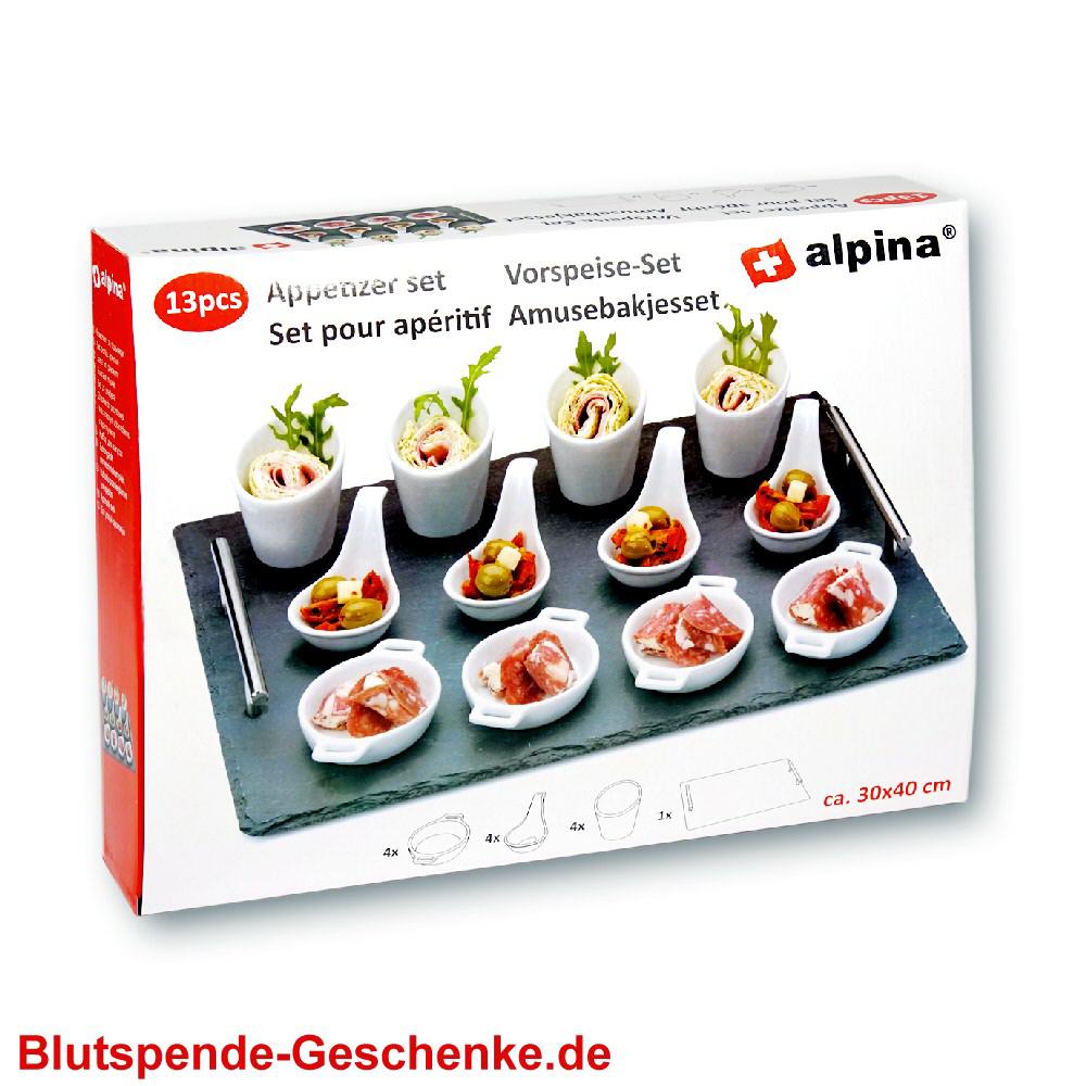 Blutspendegeschenk Vorspeisen-Sch&auml;lchen