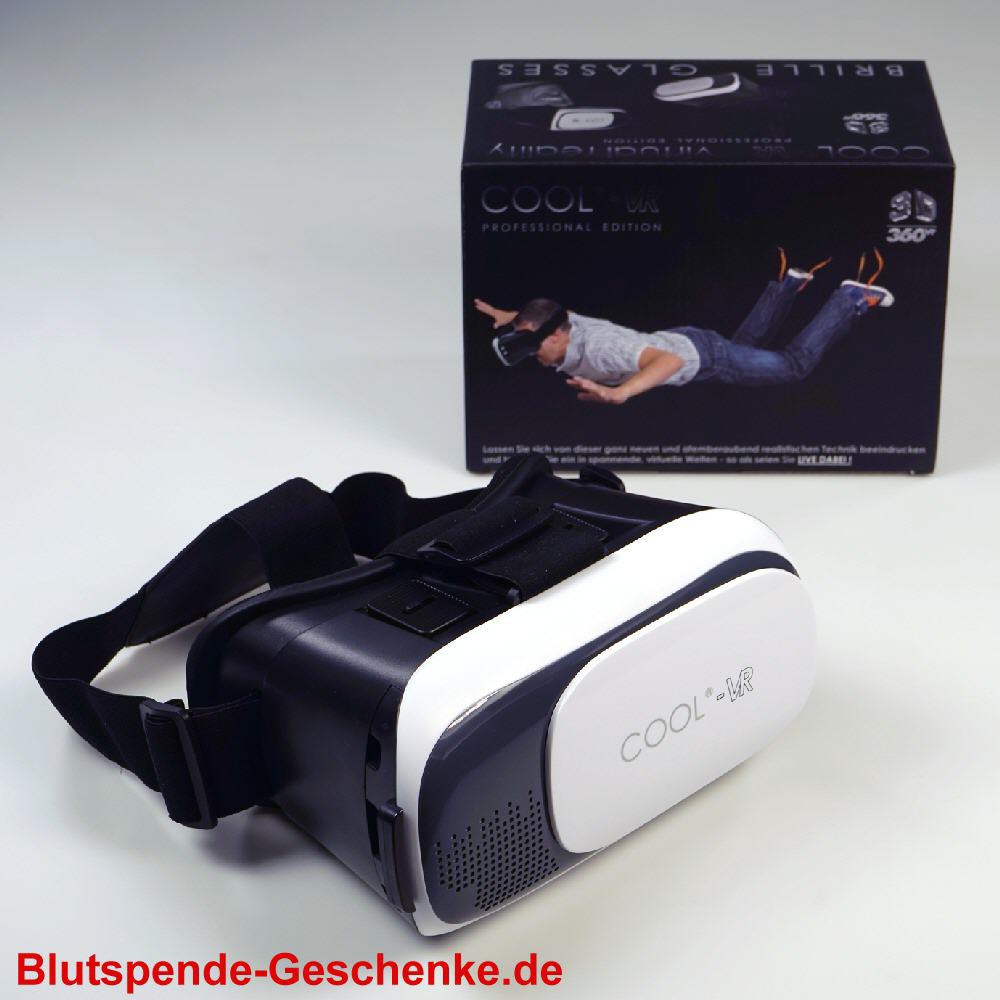 Blutspendegeschenk Virtuelle Brille f&uuml;r Smartphone