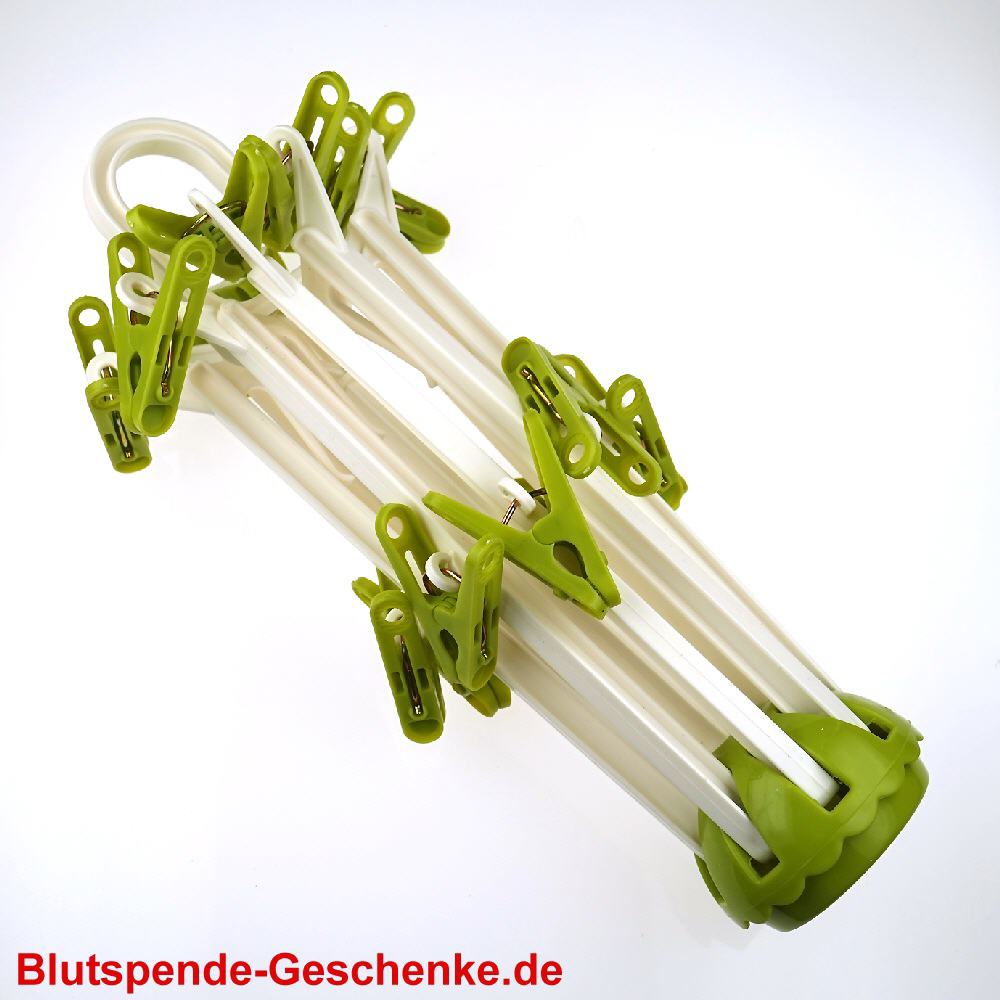 Blutspendegeschenk W&auml;schespinne zugeklappt