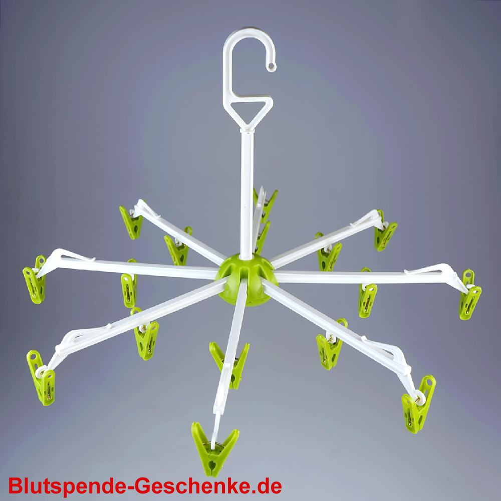 Blutspendegeschenk W&auml;schespinne offen