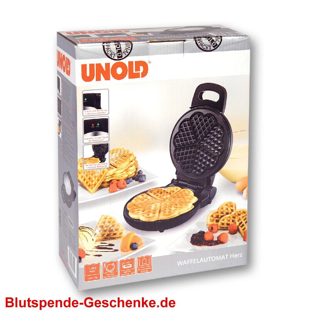 Blutspendegeschenk Waffeleisen