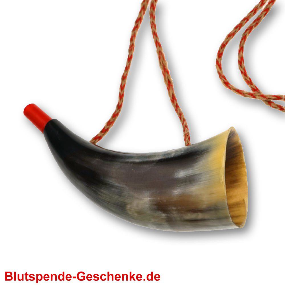 Blutspendegeschenk Tr&ouml;te Wikingerhorn
