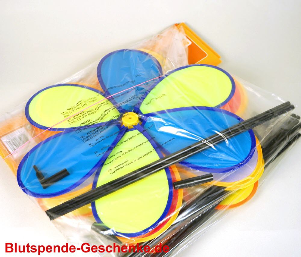 Blutspendegeschenk Grosse Deko-Windr&auml;der