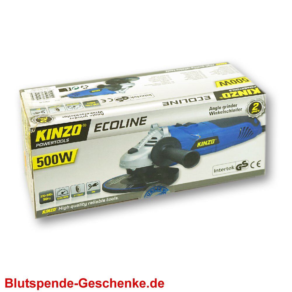 Blutspendegeschenk Winkelschleifer