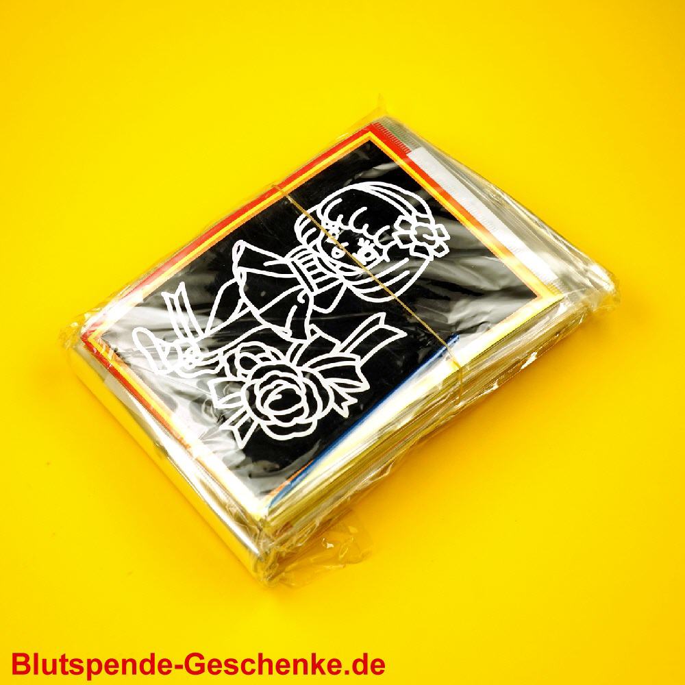 Blutspendegeschenk Zeichen-Kratz-Spielkarten