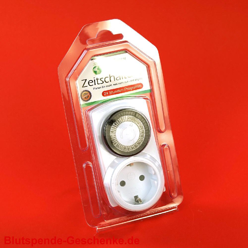 Blutspendegeschenk Zeitschaltuhr