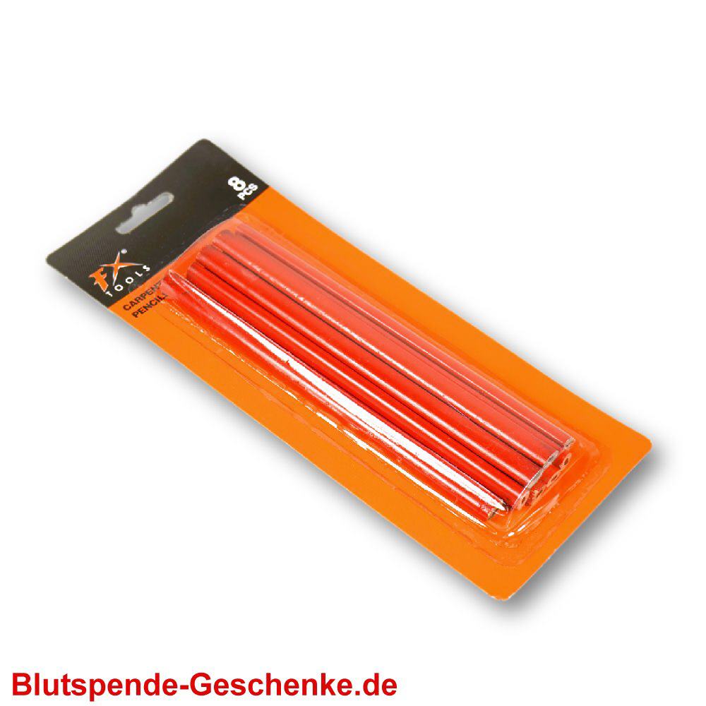 Blutspendegeschenk Zimmermannsbleistifte