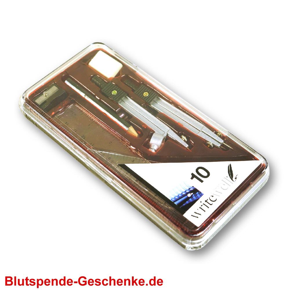 Blutspendegeschenk Zirkel-Box