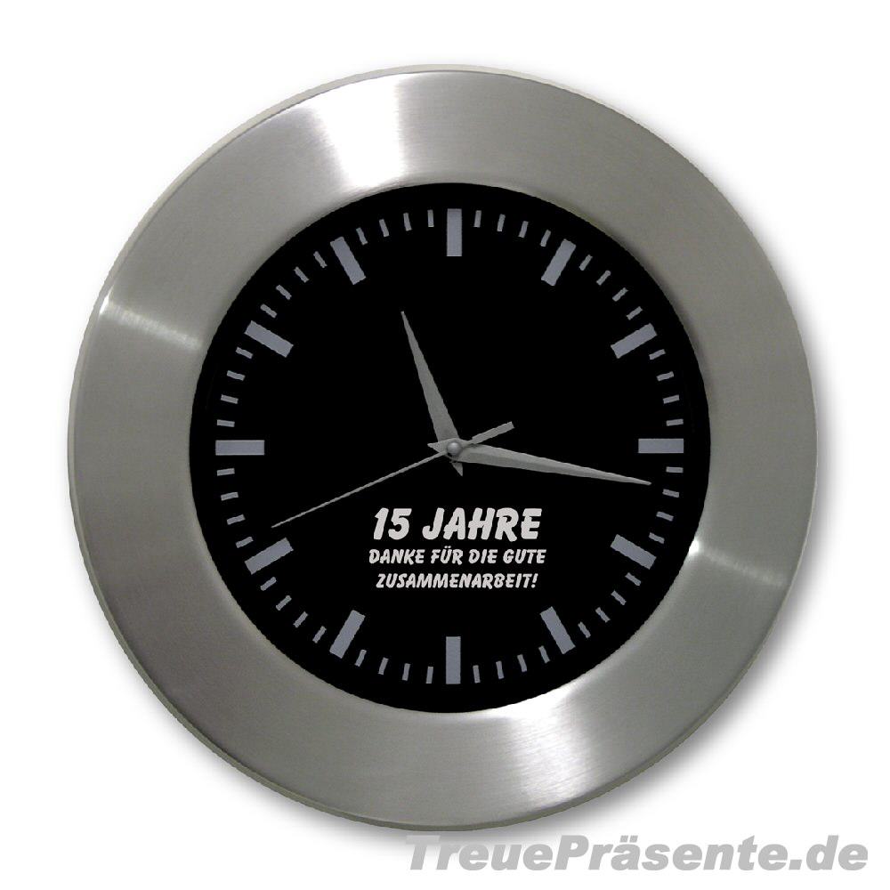 TreuePr&auml;sent Wanduhr Jubil&auml;um