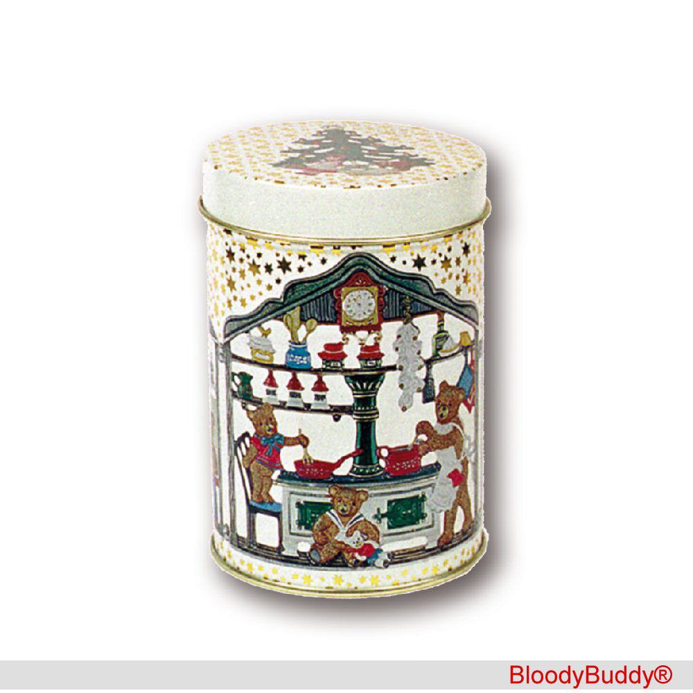 Teedose zylindrisch 100g